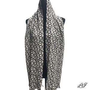 Calvin Klein double faced scarf